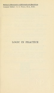 Cover of: Logic in practice.