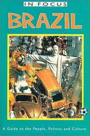 Cover of: In Focus Brazil a Guide to the People Politics and Culture (Brazil (in Focus Guides)) by Jan Rocha