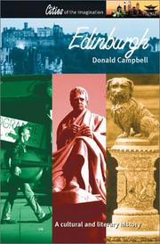 Cover of: Edinburgh: A Cultural and Literary History (Cities of the Imagination Series)