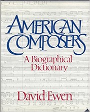 Cover of: American composers | David Ewen