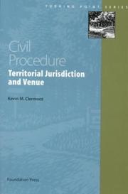Cover of: Civil procedure by Kevin M. Clermont