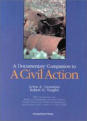 Cover of: A documentary companion to A civil action by Lewis A. Grossman