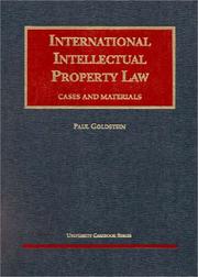 International Intellectual Property by Paul Goldstein