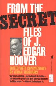 Cover of: From the secret files of J. Edgar Hoover