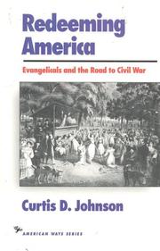 Cover of: Redeeming America: Evangelicals and the Road to Civil War (The American Ways Series)