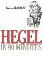 Hegel in 90 minutes by Paul Strathern