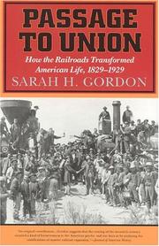 Cover of: Passage to Union by Sarah H. Gordon