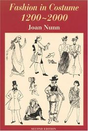 Cover of: Fashion in Costume 1200-2000, Revised by Joan Nunn