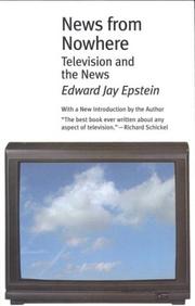 Cover of: News from nowhere by Edward Jay Epstein