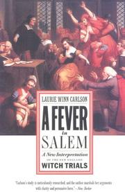 Cover of: A Fever in Salem by Laurie Winn Carlson