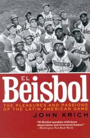 Cover of: El béisbol: the pleasures and passions of the Latin American game