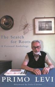 Cover of: The search for roots: a personal anthology