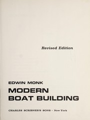Cover of: Modern boat building. | Edwin Monk