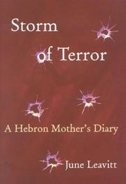 Cover of: Storm of Terror: A Hebron Mother's Diary
