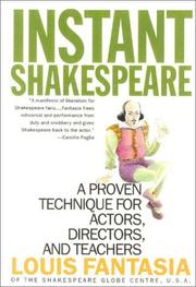 Cover of: Instant Shakespeare by Louis Fantasia, Louis Fantasia