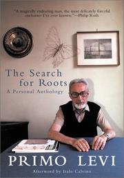 Cover of: The Search For Roots by Primo Levi