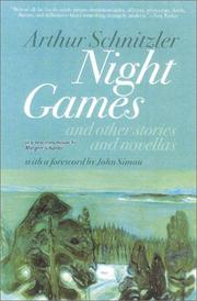 Cover of: Night Games by Arthur Schnitzler