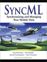 Cover of: SyncML by Uwe Hansmann, Riku Mettala, Apratim Purakayastha, Peter Thompson