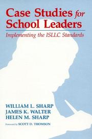 Case studies for school leaders by Sharp, William L.