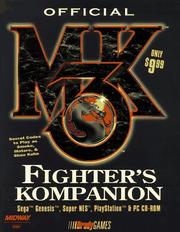 Cover of: Official Mortal Kombat (tm) 3 Fighter's Kompanion by Ben Cureton