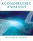 Cover of: Econometric analysis - 7. ed. international edition