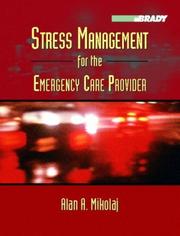 Cover of: Stress Management for the Emergency Care Provider