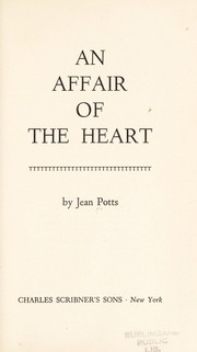 Cover of: An affair of the heart.