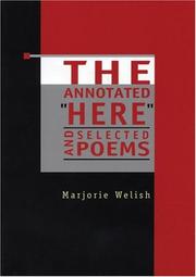 Cover of: The annotated "Here" and selected poems