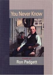 Cover of: You never know by Ron Padgett