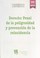 Cover of: Derecho penal de la peligrosidad y prevención de la reincidencia