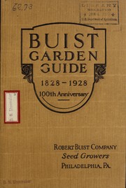 Cover of: Buist garden guide | Robert Buist Company