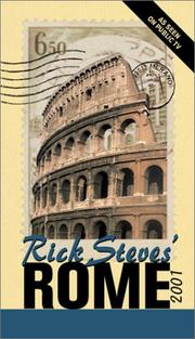 Cover of: Rick Steves' Rome 2001 (Rick Steves' Rome, 2001) by Rick Steves, Gene Openshaw