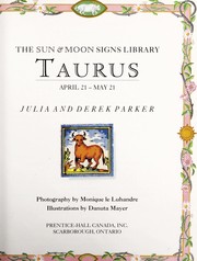 Cover of: Taurus by Parker, Julia.