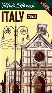 Cover of: Rick Steves' Italy 2003