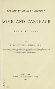 Cover of: Rome and Carthage by R. Bosworth Smith
