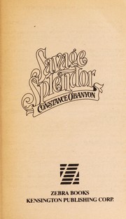 Cover of: Savage splendor