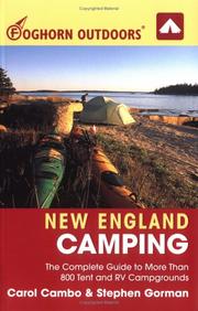 Cover of: Foghorn Outdoors New England Camping by Carol Cambo, Stephen Gorman
