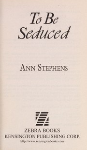 Cover of: To be seduced