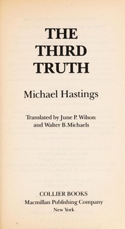 Cover of: The third truth