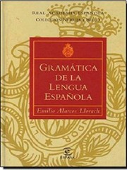 Cover of: Gramática de la lengua española by 