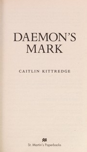 Cover of: Daemon's mark by 