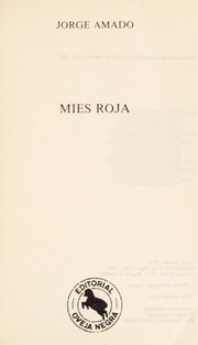Cover of: Mies roja