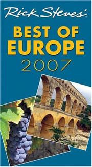 Cover of: Rick Steves' Best of Europe 2007 (Rick Steves) by Rick Steves