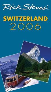 Cover of: Rick Steves' Switzerland 2006 (Rick Steves)