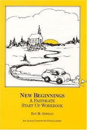 Cover of: New Beginnings: A Pastorate Start Up Workbook