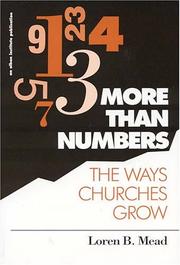 Cover of: More than numbers: the ways churches grow