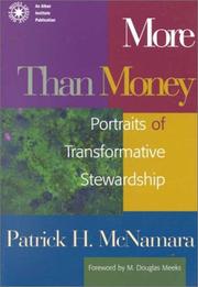 Cover of: More than money: portraits of transformative stewardship