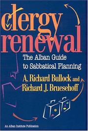 Cover of: Clergy renewal by A. Richard Bullock