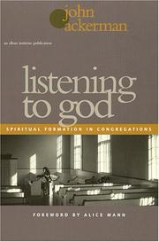 Cover of: Listening to God: Spiritual Formation in Congregations