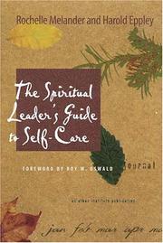 Cover of: The spiritual leader's guide to self-care